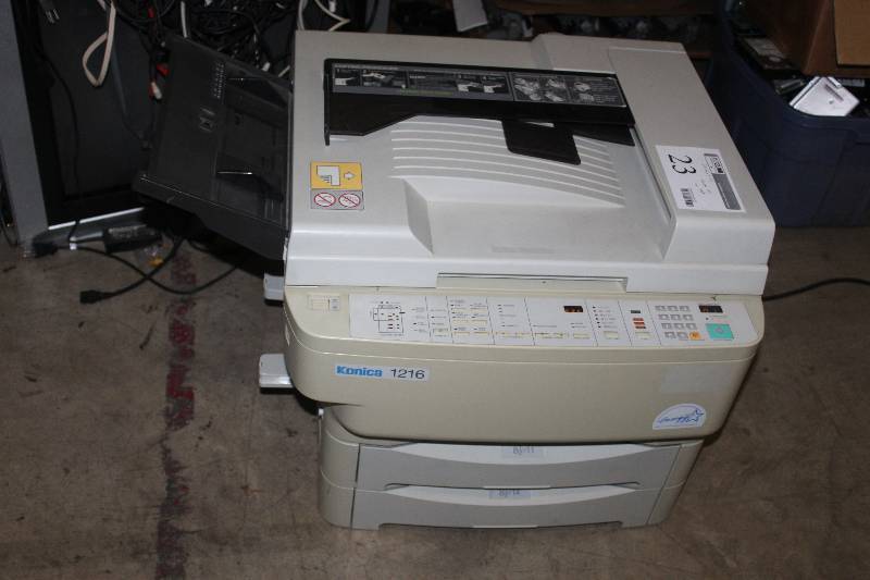 lot 23 image: Konica 1216 Copier