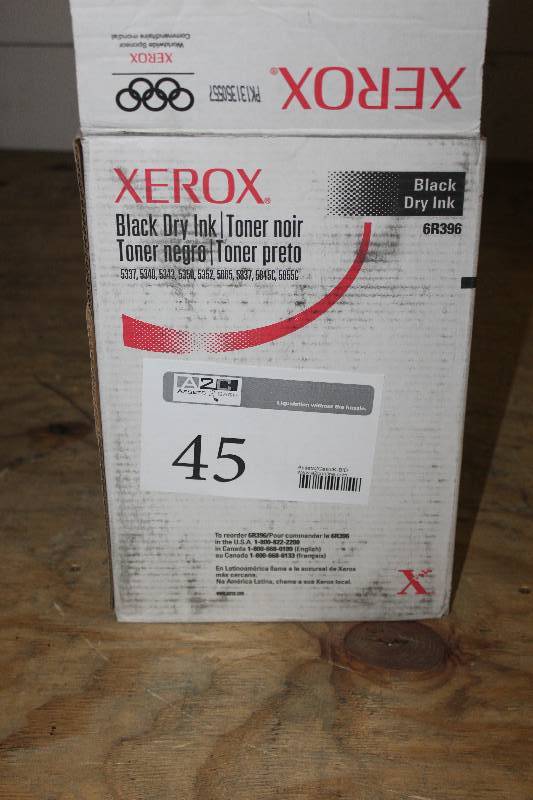 lot 45 image: Xerox Black Dry Ink