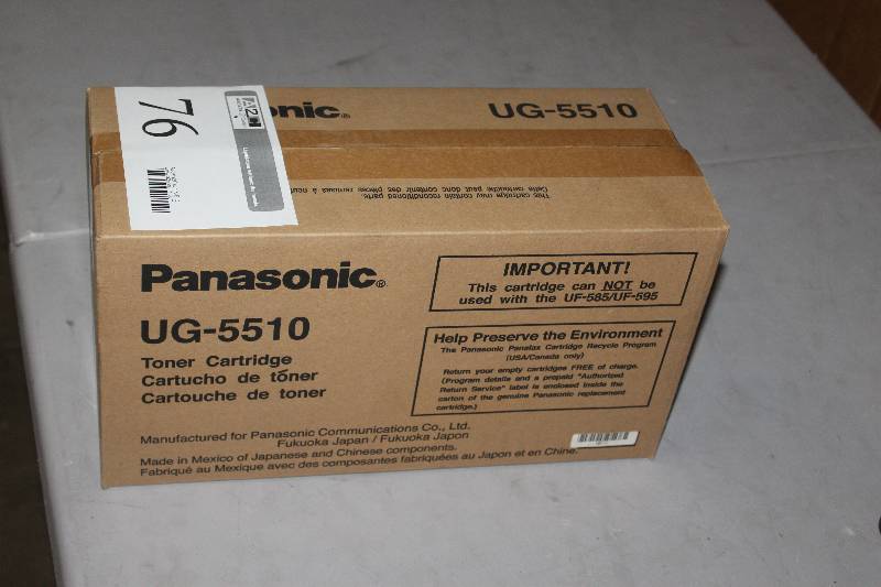 lot 76 image: Panasonic Toner Cartridge