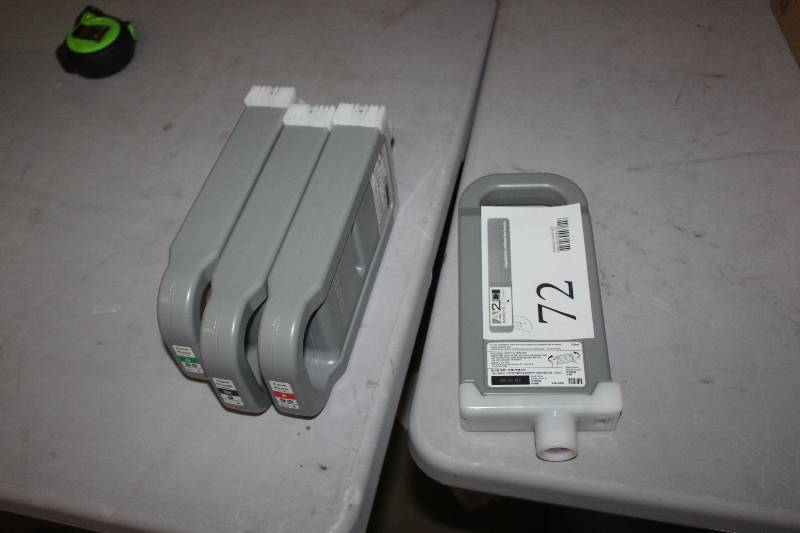 lot 72 image: Lot of (4) Canon Ink Tank PFI-701GBKRM