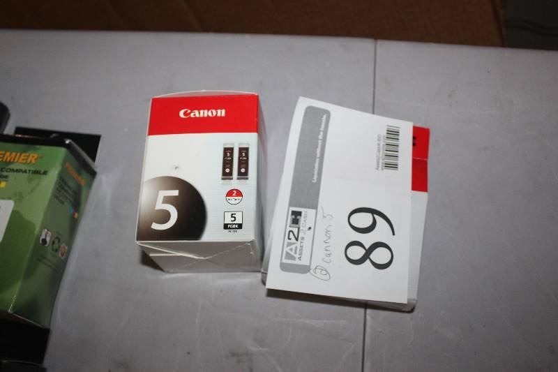 lot 89 image: Lot of (2) Canon Print Cartridge 5