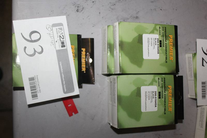 lot 93 image: Lot of (5) HP InkJet Print Cartridge 45