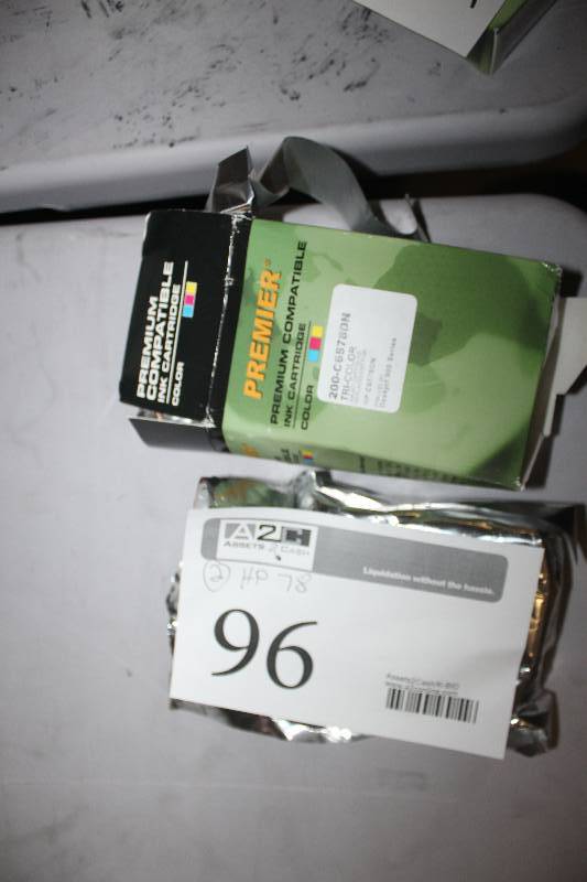 lot 96 image: Lot of (2) HP InkJet Print Cartridge 78