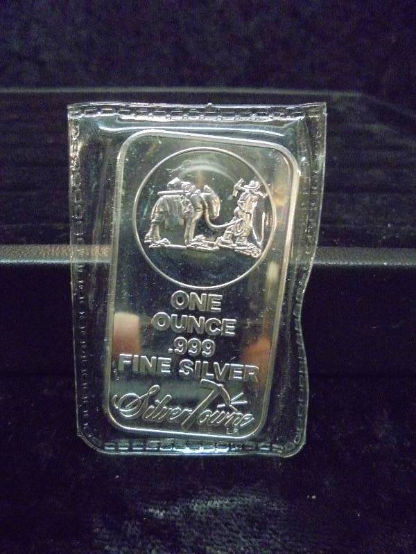 1 oz .999 Fine Silver Bar