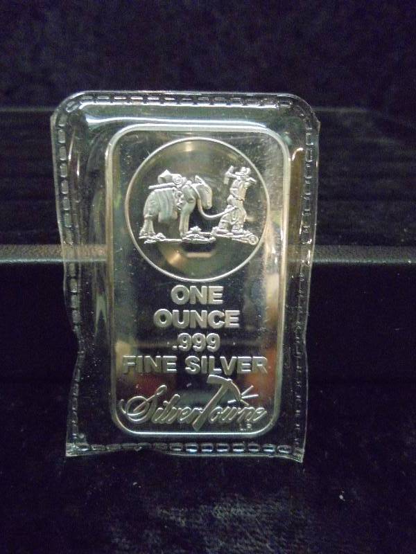 1 oz .999 Fine Silver Bar