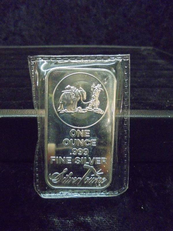 1 oz .999 Fine Silver Bar