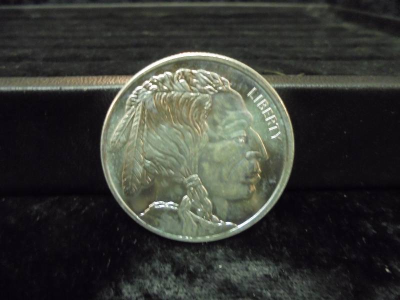 1 Troy Oz .999 Fine Silver - Native AmericanBuffalo