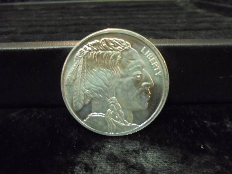 1 Troy Oz .999 Fine Silver - Native AmericanBuffalo