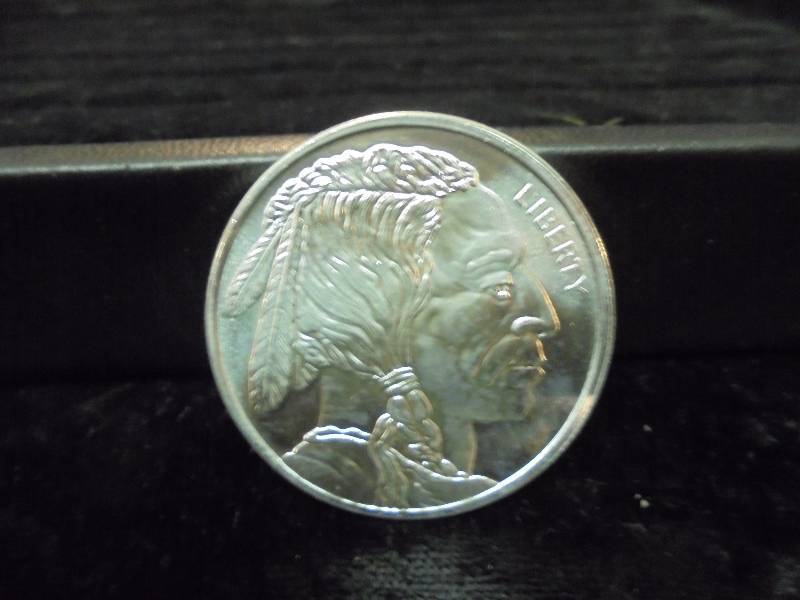 1 Troy Oz .999 Fine Silver - Native AmericanBuffalo