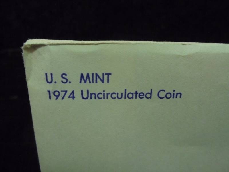 1974 Uncirculated Mint Coin Set