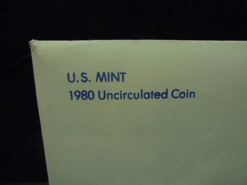 1980 Uncirculated Mint Coin Set