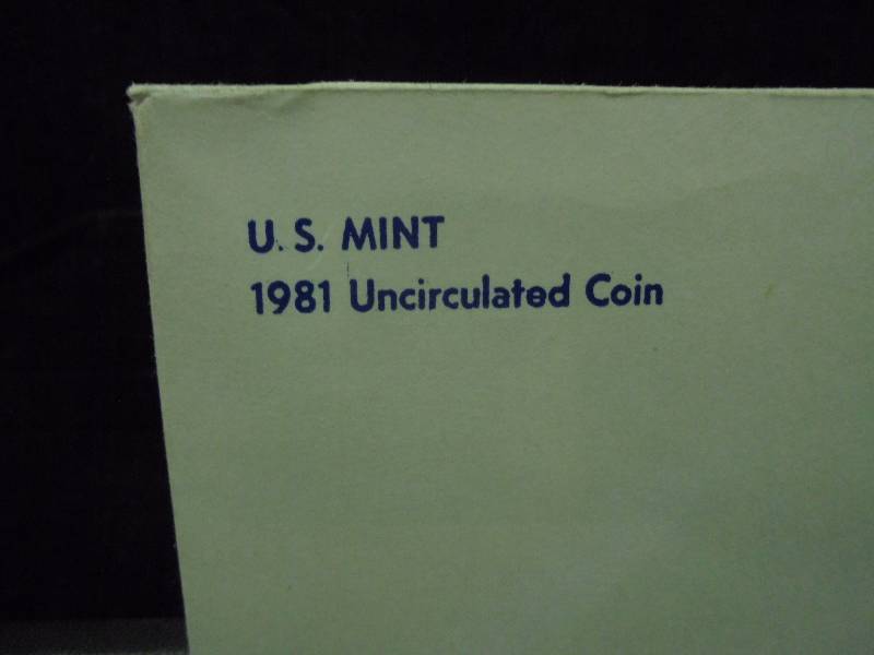 1981 Uncirculated Mint Coin Set