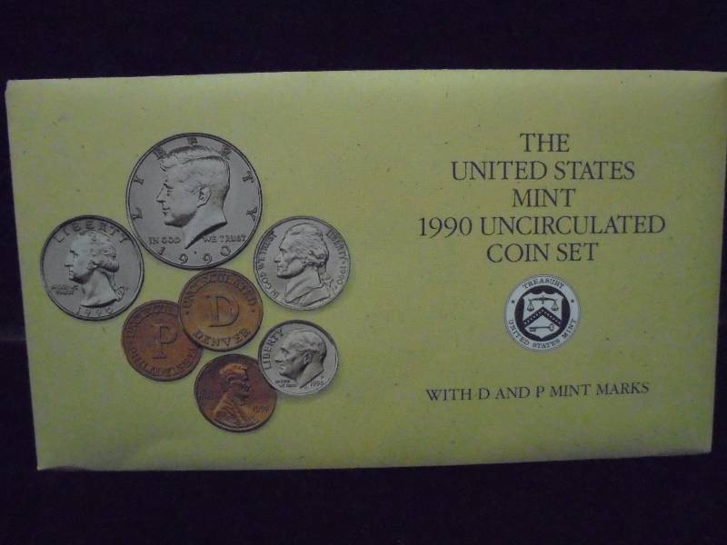 1990 Uncirculated Mint Coin Set