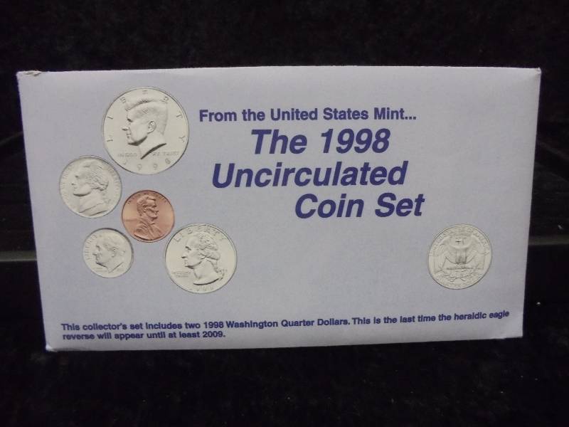 1998 Uncirculated Mint Coin Set