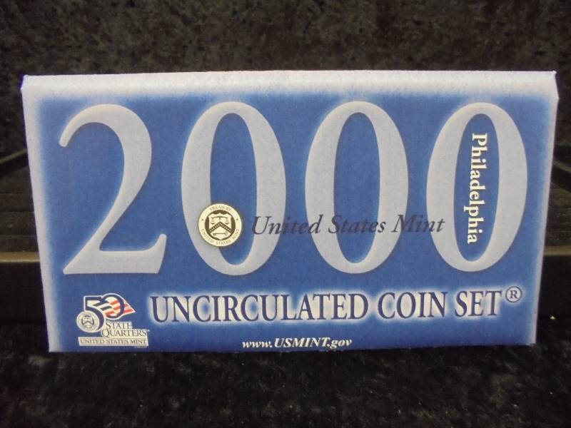 2000 Uncirculated Mint Coin Set - Philadephia