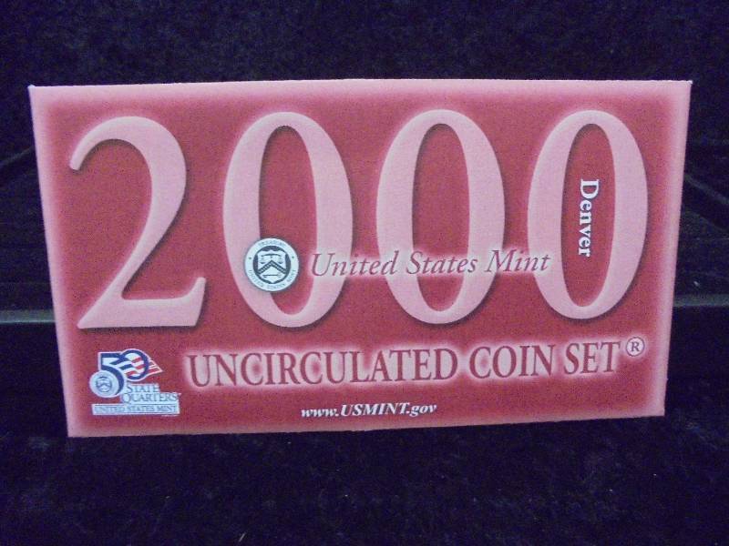 2000 Uncirculated Mint Coin Set- Denver