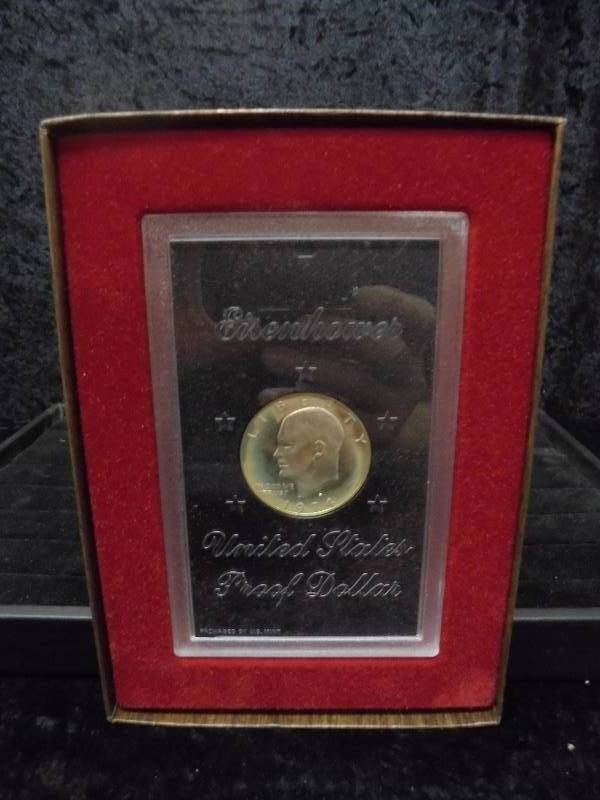 1974 Eisenhower Proof Dollar in Case