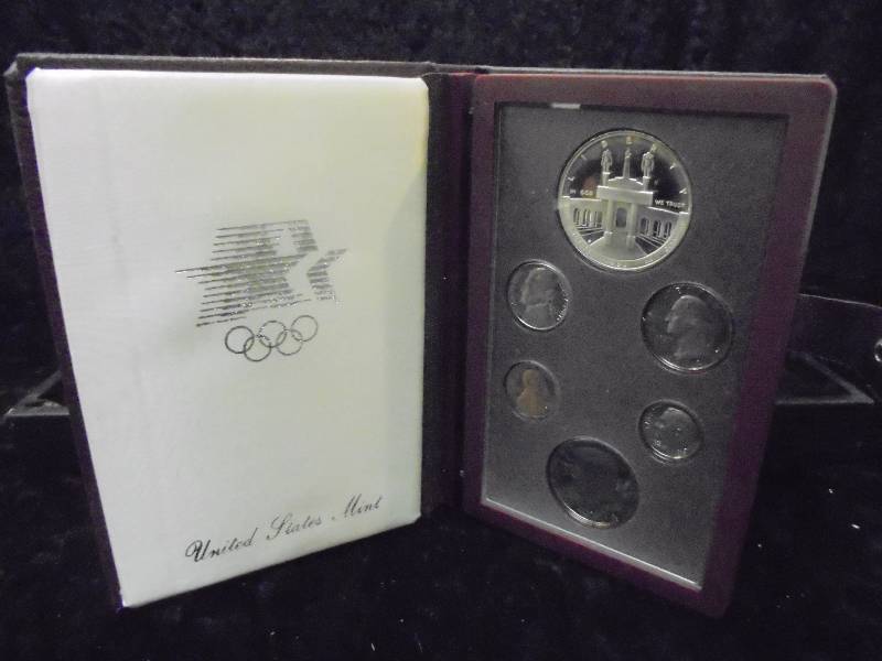 1984 US Mint Prestige Set in Display