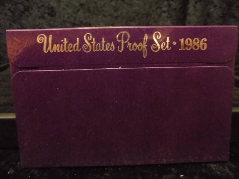 1986 US Proof Coin Set