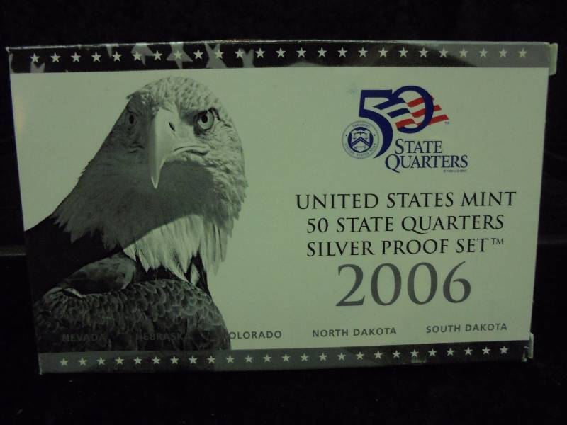 2006 US Mint 50 State Quarter SILVER Proof Set