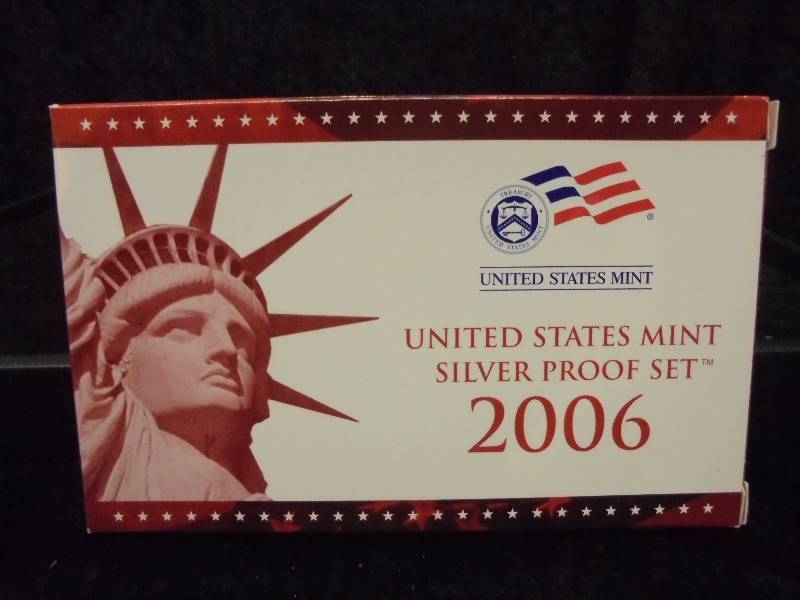 2006 US Mint SILVER Proof Coin Set