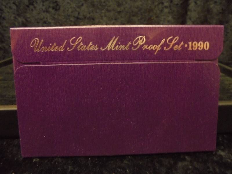 1990 US Mint Proof Coin Set