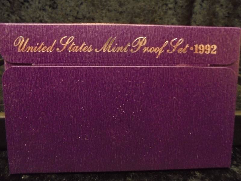 1992 US Mint Proof Coin Set