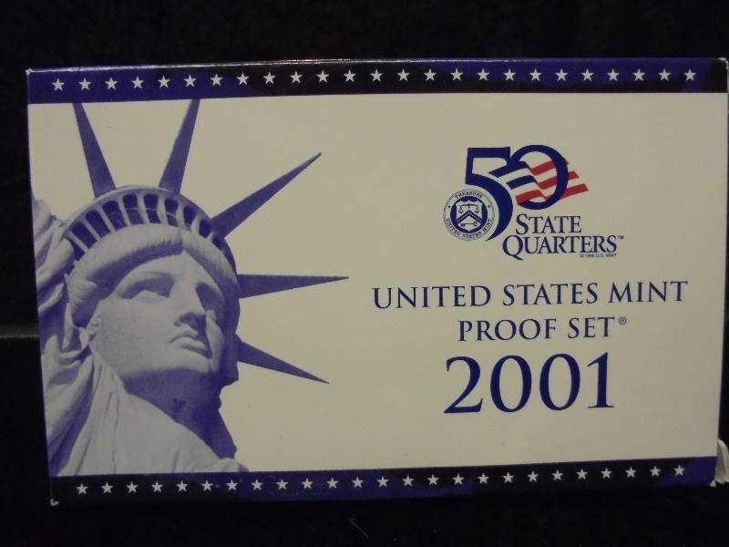 2001 US Mint Proof Coin Set