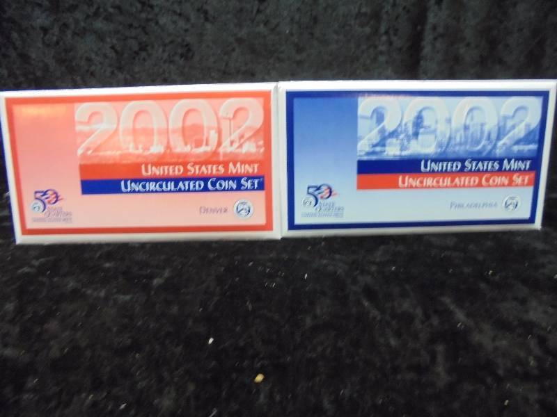 2002 US Mint Uncirculated Coin Set - P&D