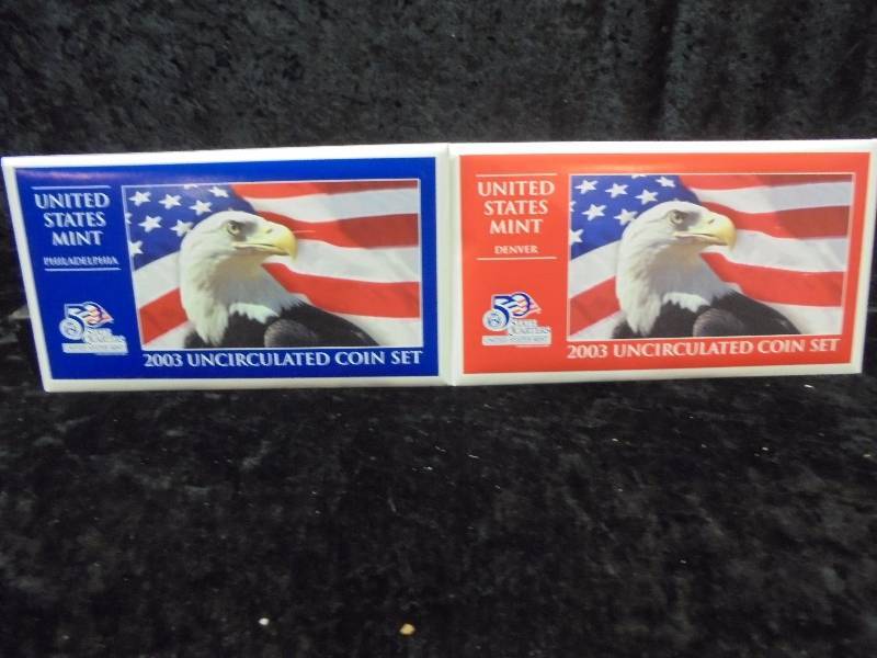 2003 US Mint Uncirculated Coin Set - P&D
