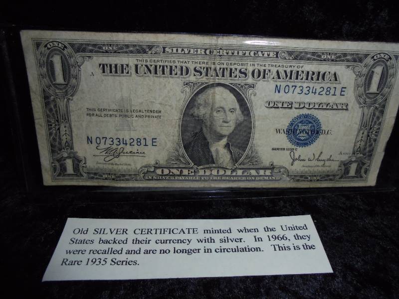 1935C $1 Silver Certificate