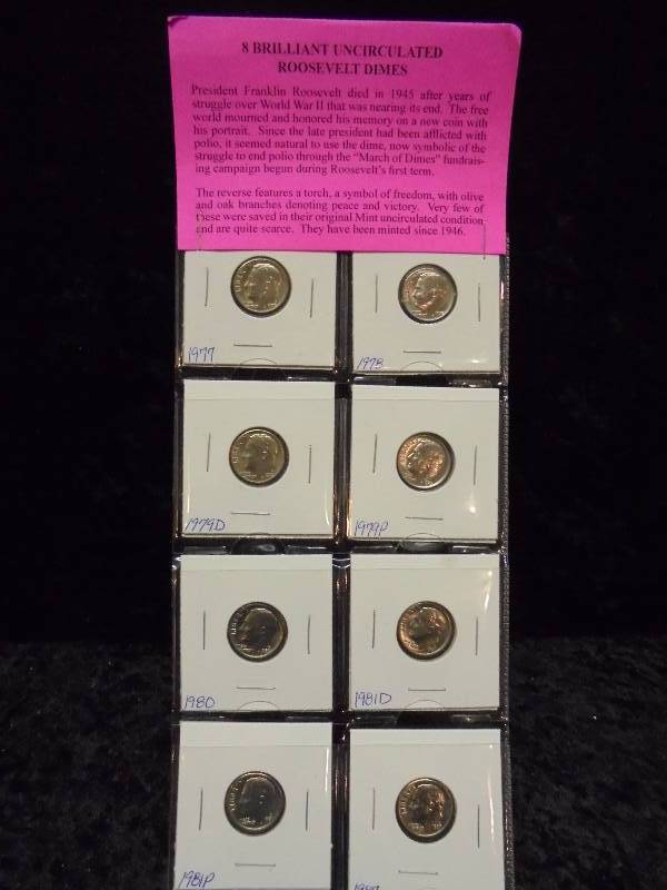 Lot - Brillian Uncirculated Roosevelt Dimes