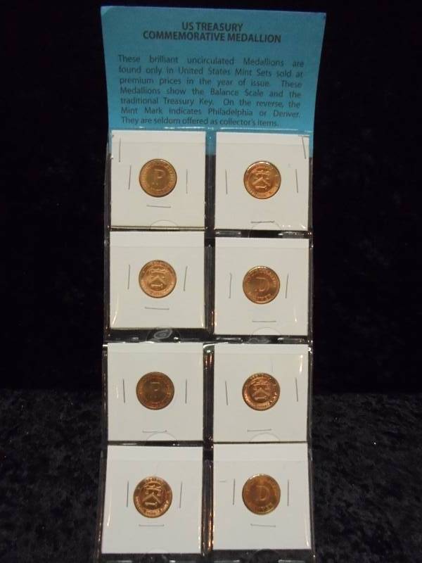 US Treasury Commemorative Medallions