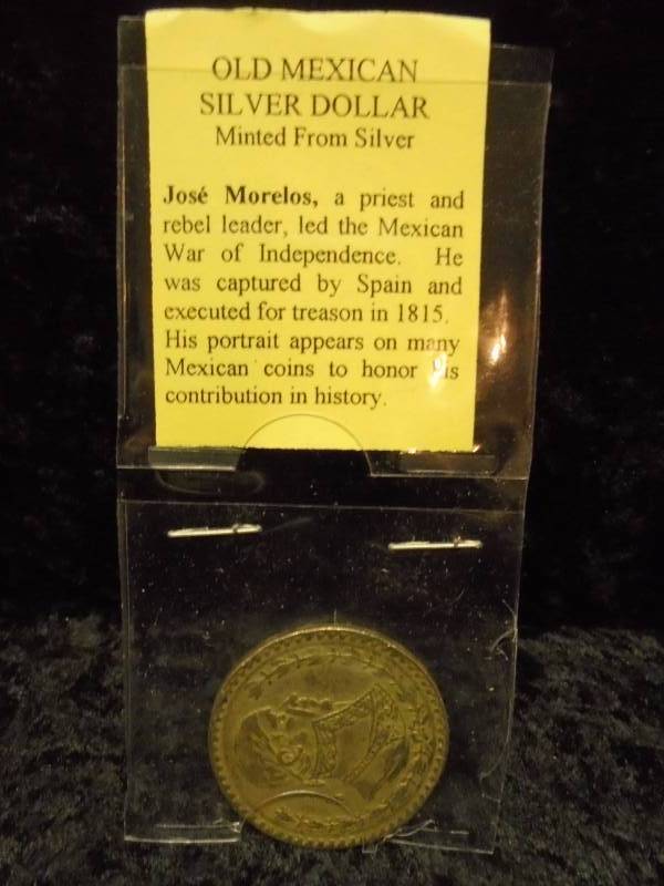 Old Mexican Silver Dollar