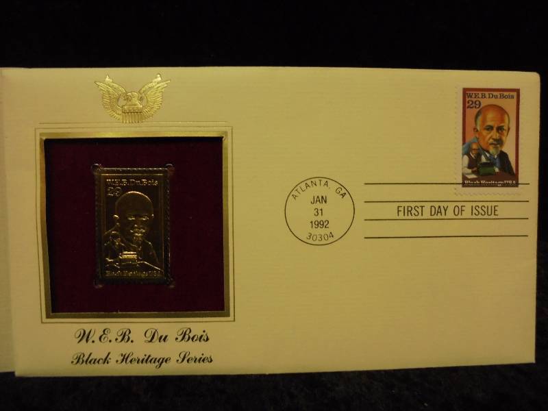 W.E.B. DuBois First Day of Issue Stamp
