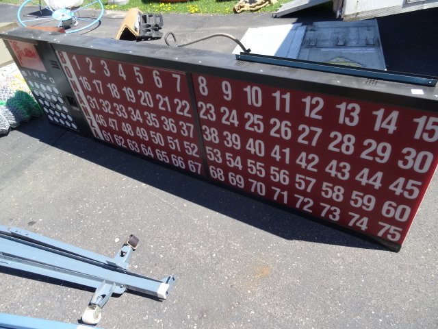 Wall hanging Electronic BINGO Board. No Controller