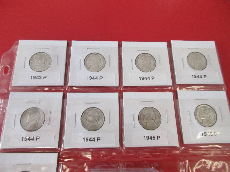 Lot#4 - Lot of Silver WWII Nickels and a 1945-S PCGS Certified Mint State 66 Silver Nickel
