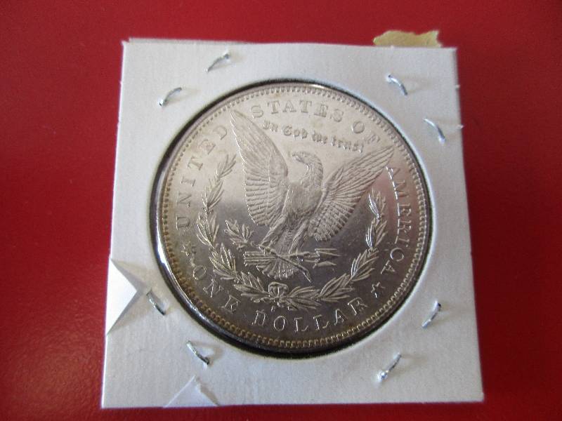 Lot #5  1878-S Morgan Silver Dollar in AUBU Condition  90% Silver and a beautiful coin.