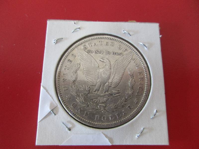 Lot #6  1879-P Morgan Silver Dollar in AUBU Condition  90% Silver  high quality 1879