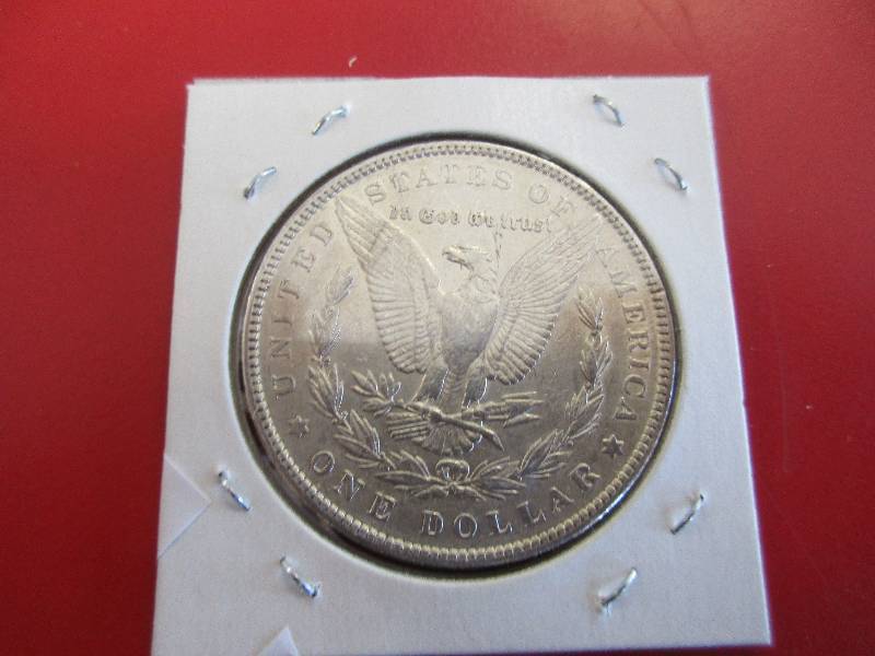 Lot #11  1883-P Morgan Silver Dollar in AUBU Condition.