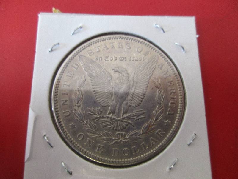 Lot #12  1889-P Morgan Silver Dollar in AUBU Condition.
