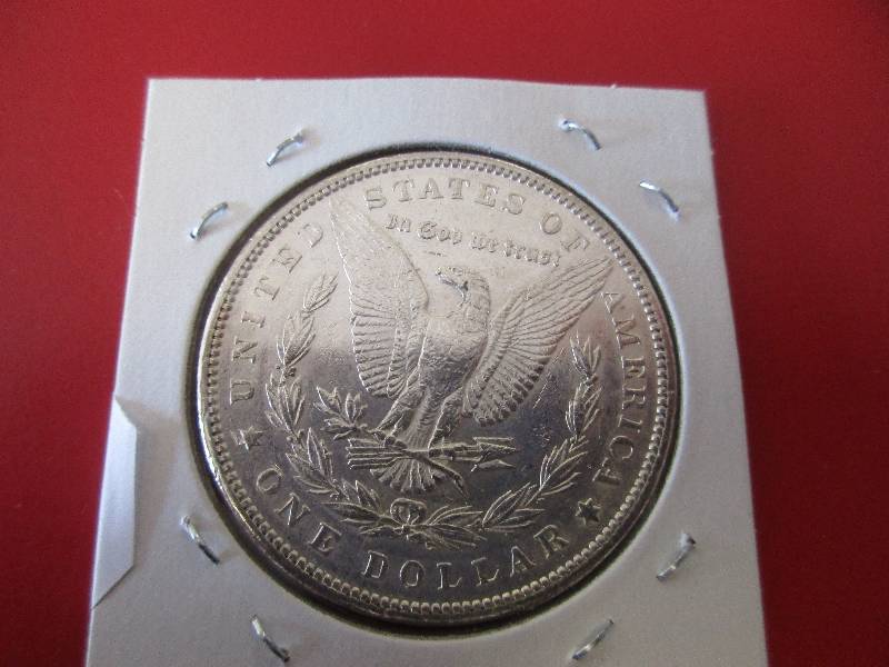 Lot #14 - 1891-P Morgan Silver Dollar in AUBU Condition.