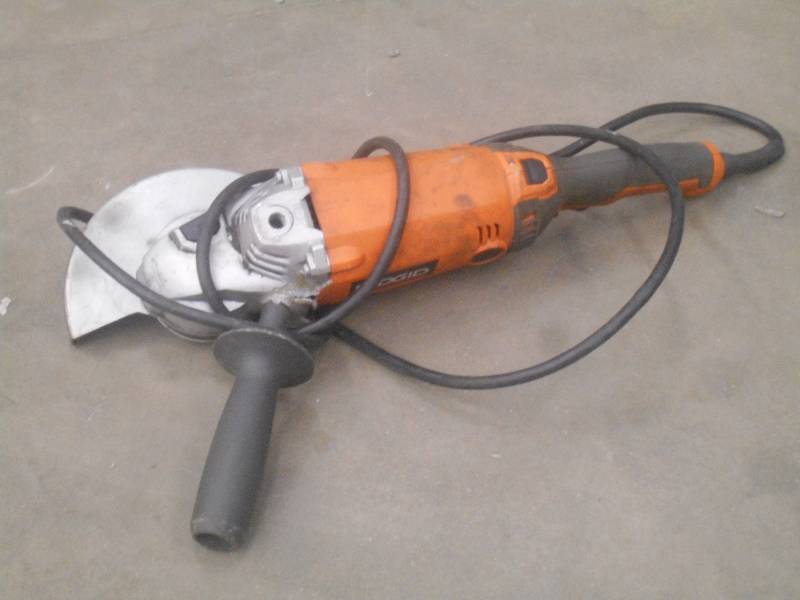 Ridgid R1020 7 Grinder, Works, Has...