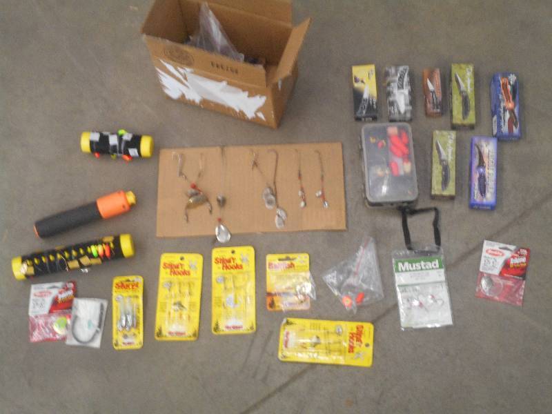 Lot Of Assorted Fishing Tackle & Po...