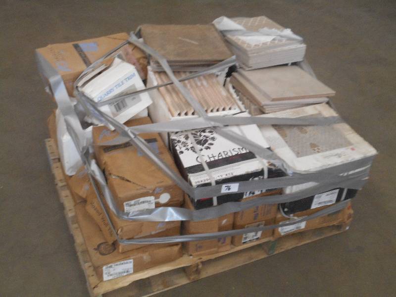 Pallet Full Of Assorted Tile Floori...