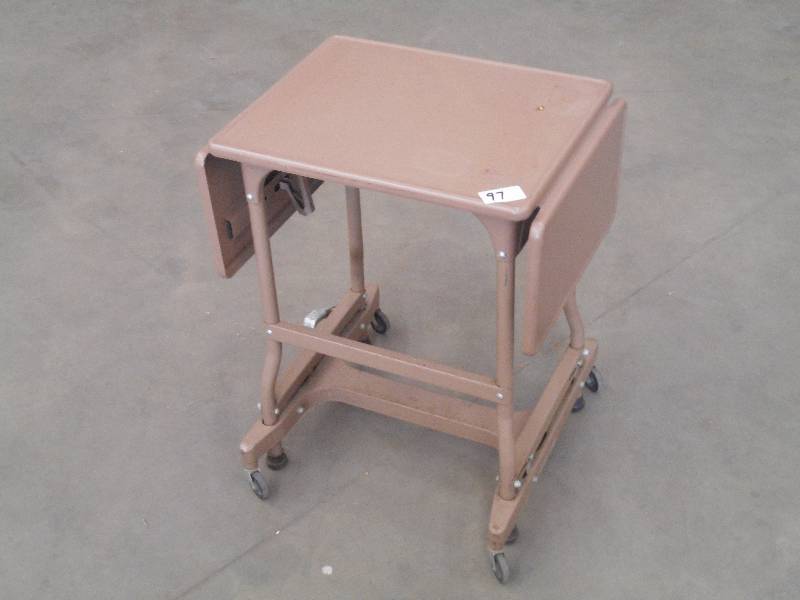 Vintage Typewiter Table With Flip-U...