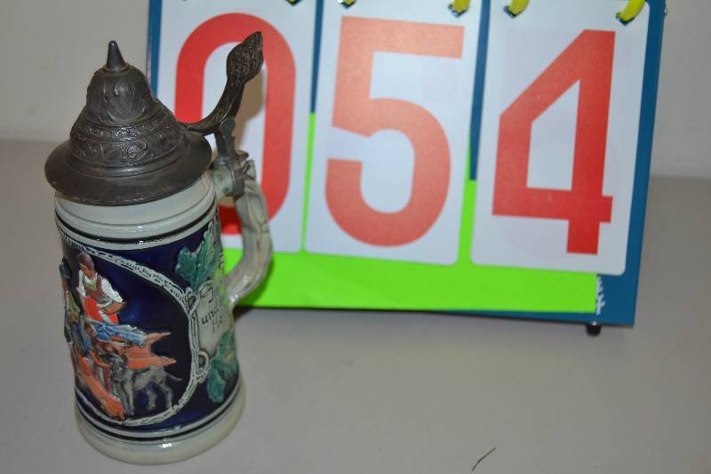 lot 54 image: German beer stein