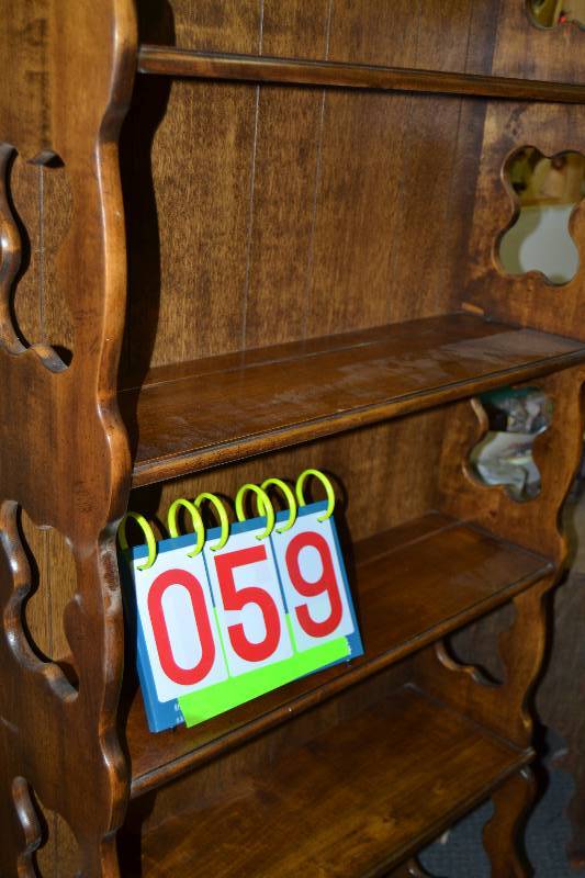 lot 59 image: Book Shelf