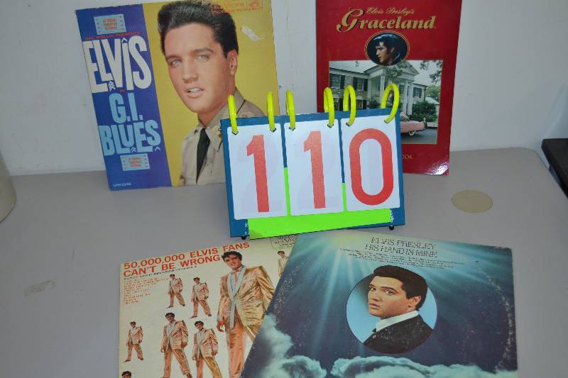 lot 110 image: Elvis Memorabilia