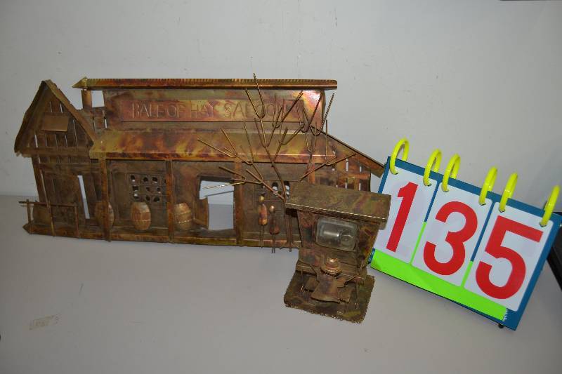 lot 135 image: Copper wall art